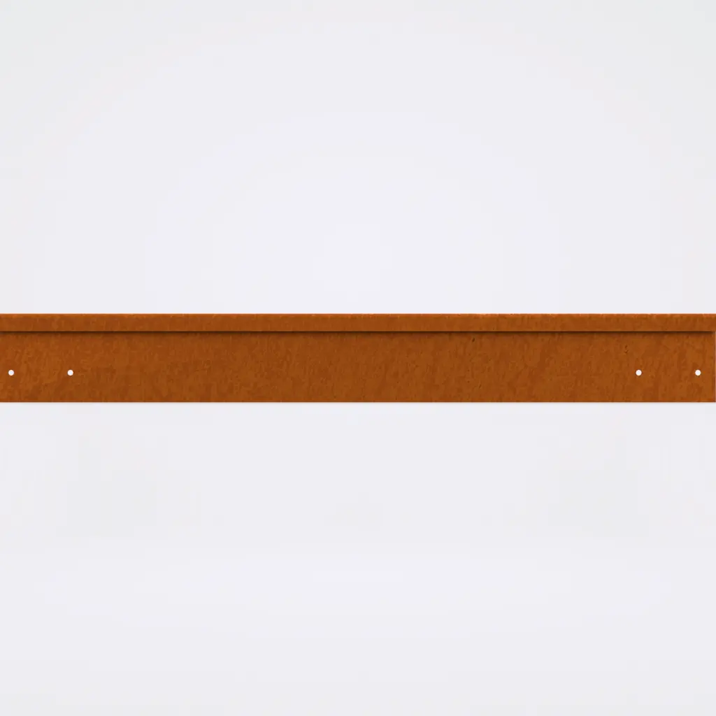 FormBoss 2.0mm x 75mm x 2440mm Redcor - rounded top edge 6.5mm (including Connector and 4 Screws)