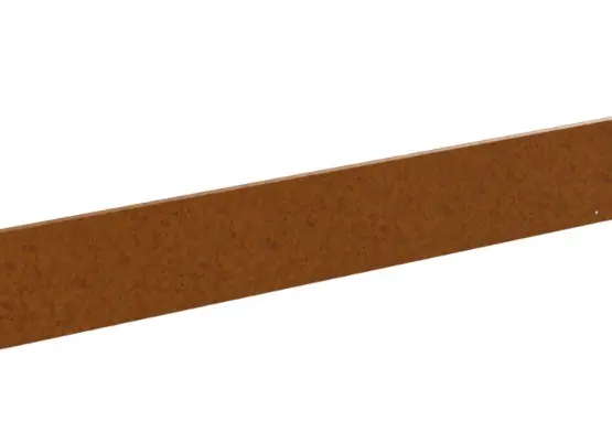 FormBoss 2.0mm x 100mm x 2440mm Redcor - rounded top edge 6.5mm (including Connector and 4 Screws)