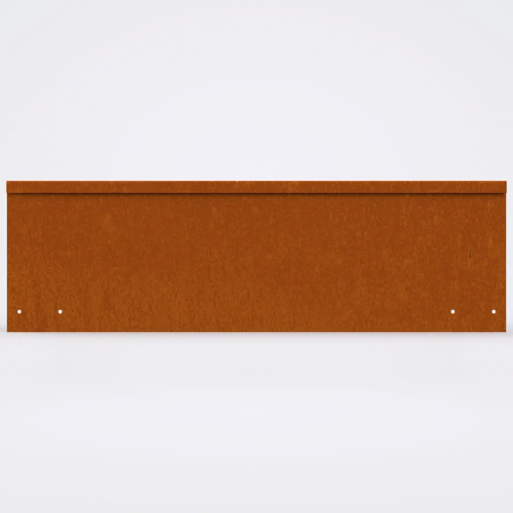 FormBoss 2.0mm x 185mm x 2440mm Redcor - rounded top edge 6.5mm (including Connector and 4 Screws)