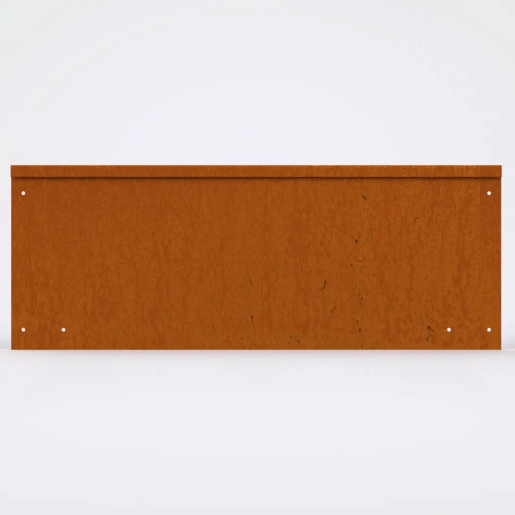 FormBoss 2.0mm x 230mm x 2440mm Redcor - rounded top edge 6.5mm (including Connector, 4 Screws & 2 Rivets)