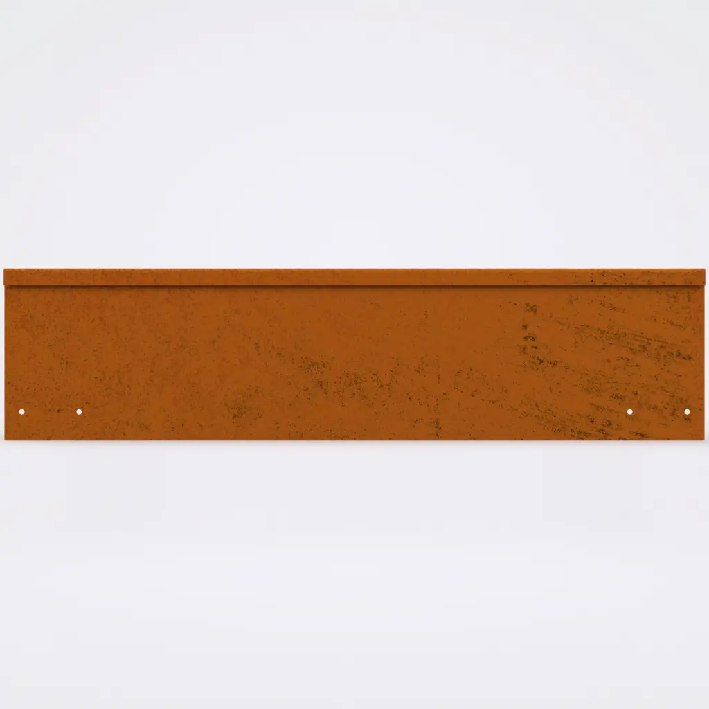 FormBoss 2.5mm x 150mm x 2440mm Redcor - rounded top edge 7.5mm (including Connector and 4 Screws)