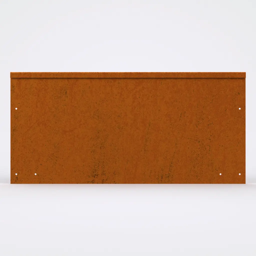 FormBoss 2.5mm x 290mm x 2440mm Redcor - rounded top edge 7.5mm (including Connector, 4 Screws & 2 Rivets)