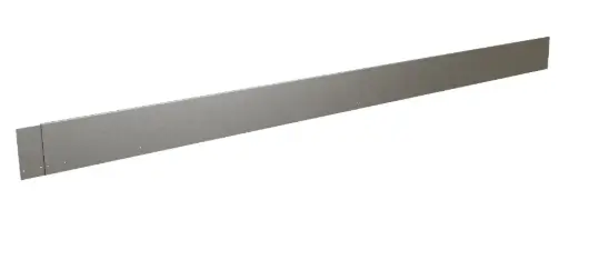 FormBoss 2.5mm x 390mm x 2440mm Gal - rounded top edge 7.5mm (including Connector, 4 Screws & 4 Rivets)