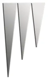 FormBoss Tapered Stake SuperDyma 2.5mm x 400mm long (including 1 Screws)