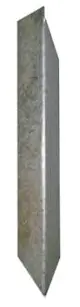 FormBoss Angled Stake Gal 3.0mm x 600mm long (including 2 Screws & 1 Rivet)