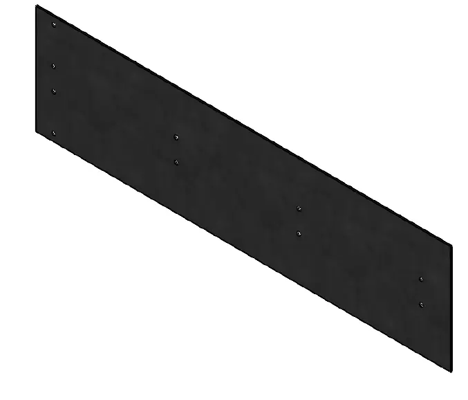 Connector Galv 576 mm H x 150 mm W x 2.0 mm