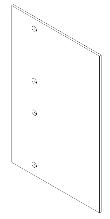 CONNECTOR REDCOR 97MM H x 150MM W x 2.0MM T