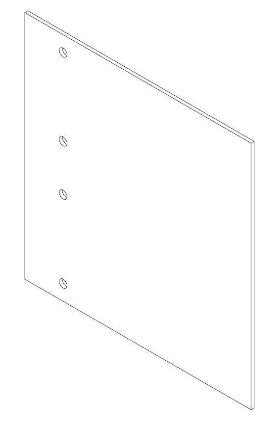 CONNECTOR REDCOR 147MM H x 150MM W x 2.0MM T