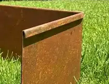 Corner piece 230mm profile 90 degrees 305mm x 305mm Redcor Lip Outside (including Connector, 4 Screws & 2 Rivets)