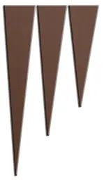 [FBSRC25240] FormBoss Tapered Stake Redcor 2.5mm x 240mm long (including 1 Screws)