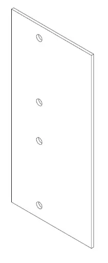 [FBCRC20075] CONNECTOR REDCOR 72MM H x 150MM W x 2.0MM T
