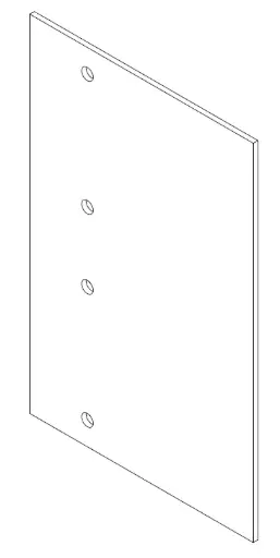 [FBCRC20100] CONNECTOR REDCOR 97MM H x 150MM W x 2.0MM T