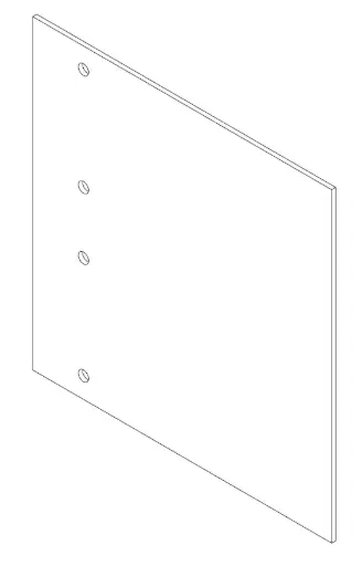 [FBCRC20150] CONNECTOR REDCOR 147MM H x 150MM W x 2.0MM T