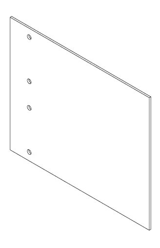 [FBCRC20185] CONNECTOR REDCOR 182MM H x 150MM W x 2.0MM T