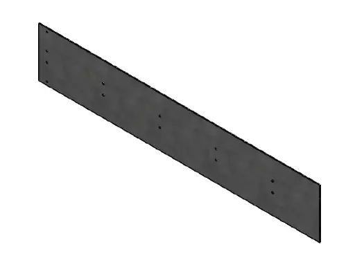 [FBC20850] Connector Galv 847 mm H x 150 mm W x 2.0 mm 