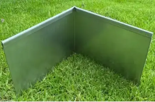 [CORNERG150IN] Corner piece 150mm profile 90 degrees 305mm x 305mm Galv Lip Inside (With Connector & 4 x Screws)